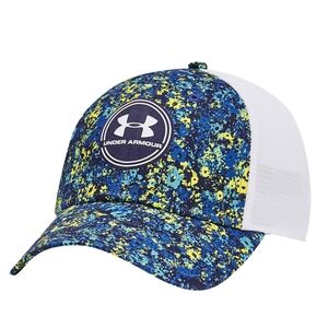 Under Armour Iso-Chill Driver Mesh Adjustable Golf Hat Starfruit OSFM